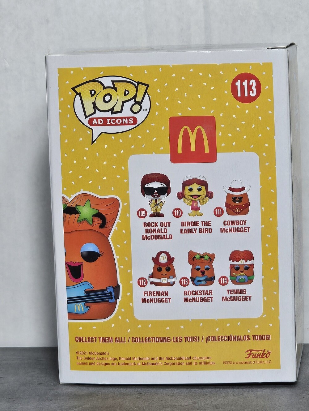 Mcdonald's ROCKSTAR MCNUGGET FUNKO POP #113 - Picture 2 of 5